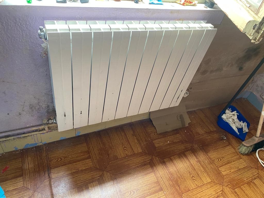 Trabajo de fontanería terminado